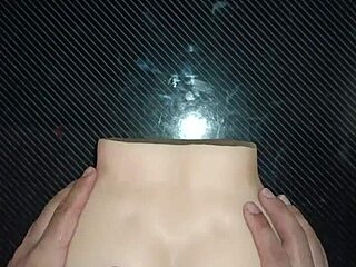 Candy Hands Over Her Tight Ass for a Deep, Messy Finish in Close-Up Action