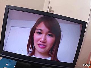 japanese classmate tricks teen into mutual masturbation with messy finish