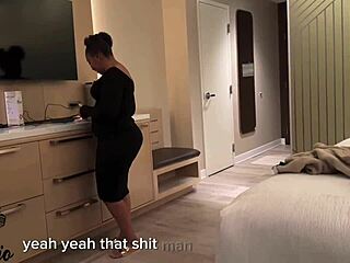 Guest enjoys tall dreadhead's big black cock creampie