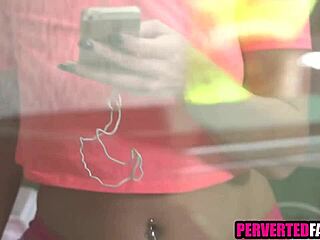 Blonde stepsister gets roughly fucked by her horny stepbrother