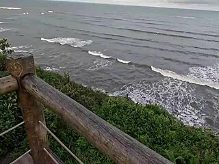 Priscila And Nicoly Have Quickie Public Sex On Beach