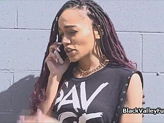 Ebony Coeds Lick White Pussy