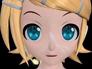 Hatsune Miku and Friends in Nude Bunny Costumes: Cum and Pussy Action Unleashed?