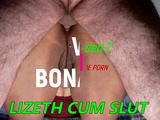 Lizeths cum swallow - the girl swallowed a mouthful of hot sperm