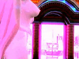 hatsune miku and megurine luka perform world end dancehall