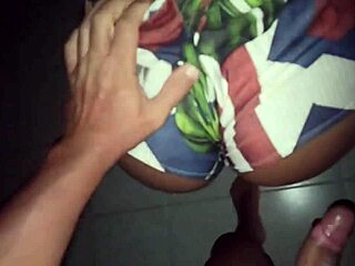 Stepdaughter masturbating to orgasm with amateur prostitute