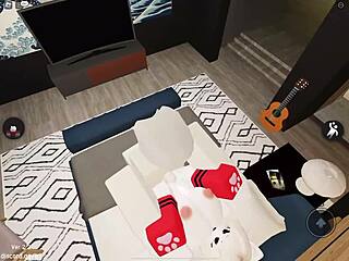 A young girl in a fox suit gets fucked hard by her lover