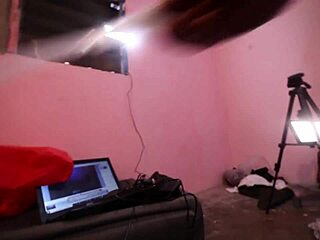 She's Jerking The Cameraman Off While Fucking Her Pussy With A Dildo