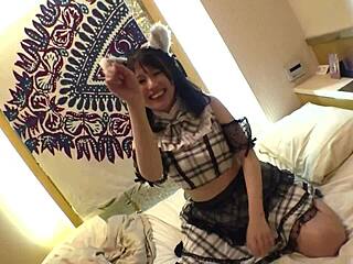 hey, check this sexy cosplay girl getting creampied in pov