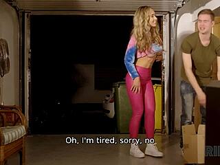 rim4k stranger rimjob with big tits european fake tits ass licking game. 😏