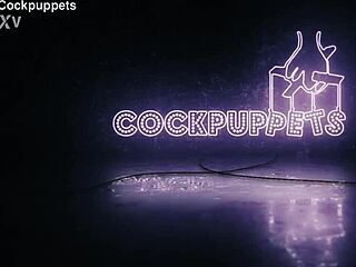 Lily Kink gets her pussy full of cock puppet