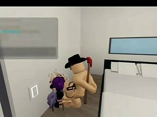 Fucking two hot sluts in Roblox Brookhaven 😈🔥