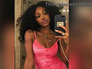 Fans jerk off to sexy ebony celebrity SZA in tribute contest