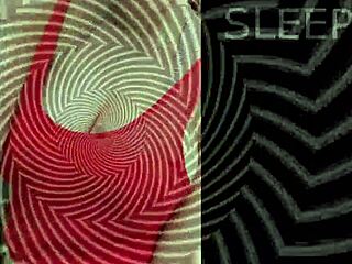 erotic hypnosis session with mistress lisa using pillow tricks on slave