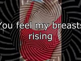 erotic hypnosis session with mistress lisa using pillow tricks on slave