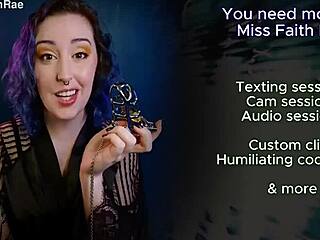 Miss Faith Rae’s humiliating JOI instructions part 1