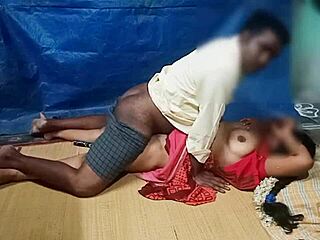 Indian Village Couple Enjoys Real Homemade Sex Action