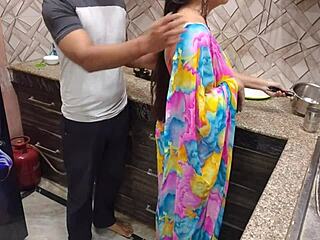 Exotic Indian kitchen sex, first time, intense and naughty
