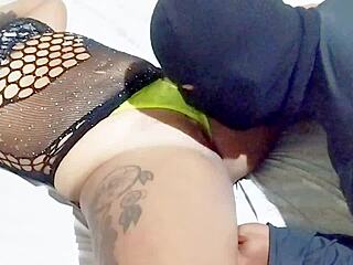 Transei enjoyed sex with the masked man, but he came too soon