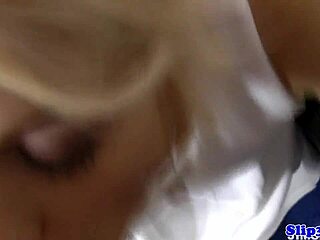 Old British guy fucked hot czech girl with great skills in blowjob