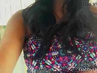 Tempting Meximilf Gabby Quinteros Intensely Toys Her Pussy