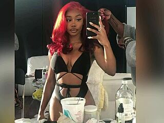Fans jerk off to sexy ebony celebrity SZA in tribute contest