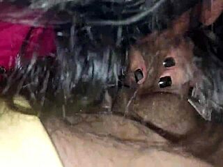 sucking his big cock until he cums, with my big tits bouncing?