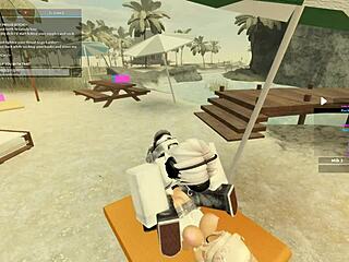 feeling excited in roblox porn with blonde new zealand girl