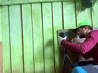 Scandal revealed: boss lady caught with employee in rough sex