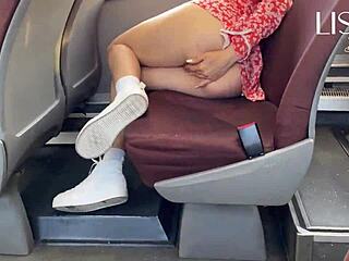 hey cutie, wanna flash and play with yourself on this bus?