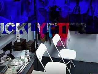 teen gets busted for stolen perfume, leads to blowjob