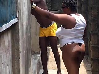 Chubby woman with big tits hires house cleaner