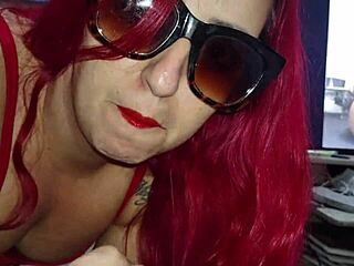 Hot aunt catches boy jerking off and helps him cum multiple times