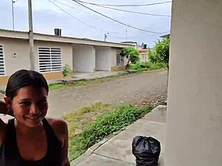 Celebration over, girl waits for Uber home