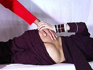 The family doctor examined his patient in this Hindi video