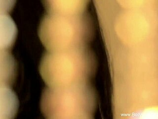 exotic dance by erotic indian woman, teasing nude with brunette hair and asian charm