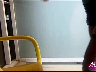 Brazilian teen masturbates to orgasm in forbidden places with anal exposure