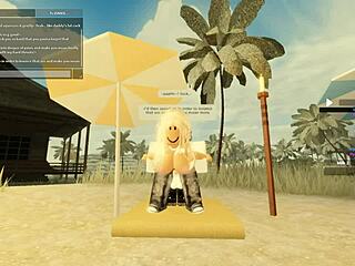 feeling excited in roblox porn with blonde new zealand girl