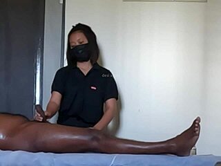 Angry Handjob Turns Happy Ending Massage Into Chaos