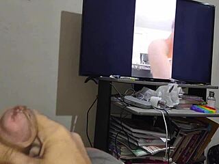 Sexy Latina aunt enjoys helping young boy with hands