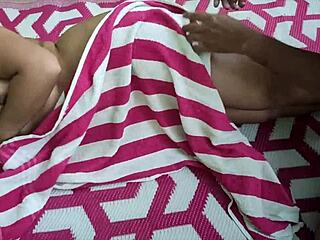Massage finished, the towel was removed and full body service provided
