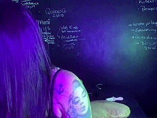 Lexi smokes while pleasuring her big pussy with vibrator and hand