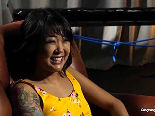 Tiny Asian Creampied By Five Huge Cocks