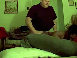 Amateur Ebony Bends Over For Coworker After Work