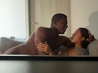 amateur couple enjoys sensual licking and orgasm in homemade setting