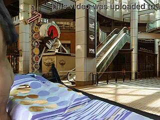 A glimpse of sex in the shopping mall with daring agarabas and olpr