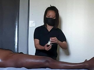 Angry Handjob Turns Happy Ending Massage Into Chaos