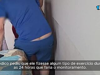 Bride receives lots of cum leaking from her pussy.