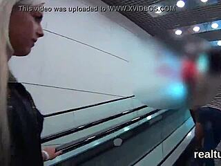 ravishing czech girl is seduced in the shopping centre and plowed in pov