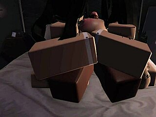 Mating season for two bunnies with blowjob and creampie.